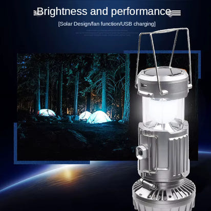 Solar Camping Lantern Fan